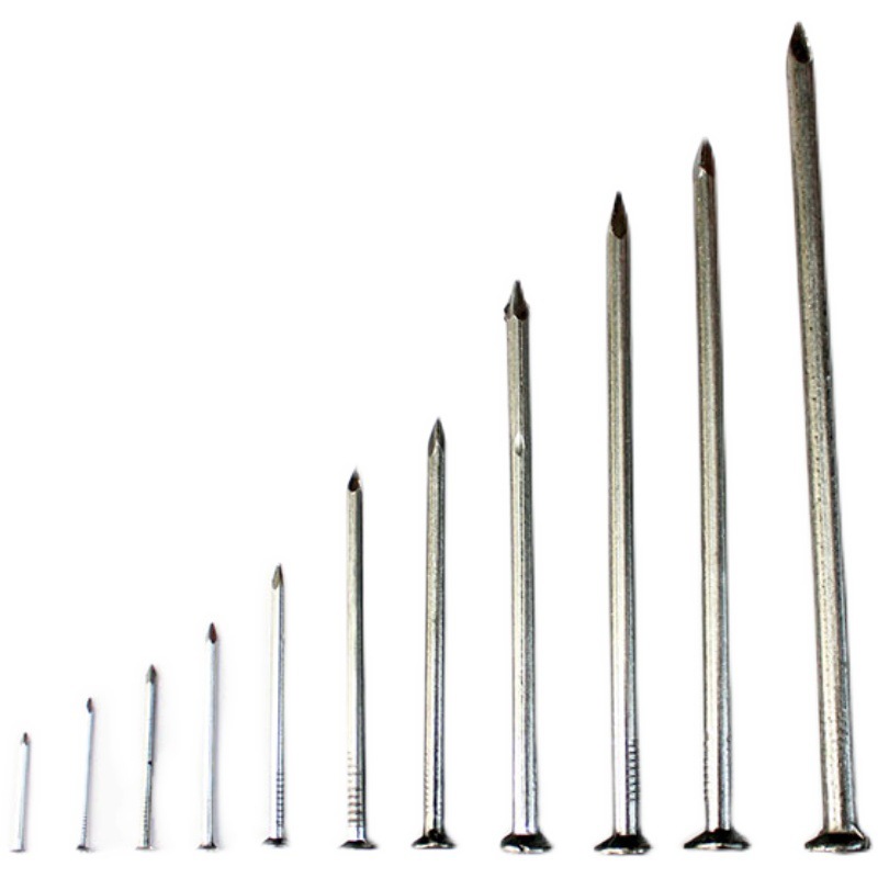 Carbon and Stainless Steel Smooth Shank Round Nails for Extended Woodworking Needs