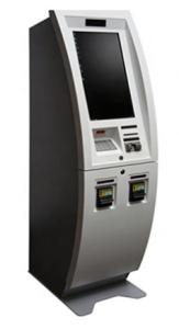 Wholesale 22 Inch Free Standing Banking Kiosk , Touch Screen Bitcoin ATM Kiosk from china suppliers