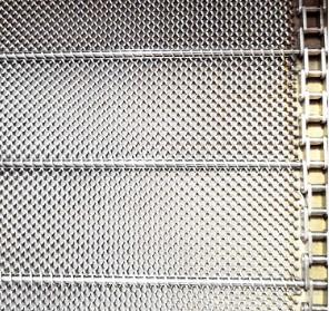 Wholesale Customized Food Industry Diamond Mesh Steel Plate Conveyor Belt from china suppliers