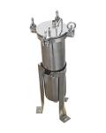 62KG 304 Stainless Steel Bag Filter Housing for Solid-Liquid Separation Tool
