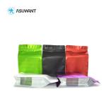 Pillow Food Packaging Flat Bottom Bags MOPP VMPET PE Material Zipper Top With