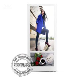 Wholesale Metal Case Toughened Glass Panel Wall Mounted Digital Signage 18.5 Inch For Elevator from china suppliers