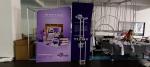 230g Tension Fabric Trade Show Exhibition Display Lightweight Backlit Stand