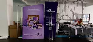 Wholesale 230g Tension Fabric Trade Show Exhibition Display Lightweight Backlit Stand Trade Fair Booth from china suppliers
