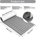 Flooring EVA Foam Decking Sheet, Faux Teak Decking Mat for Boat Yacht Marine
