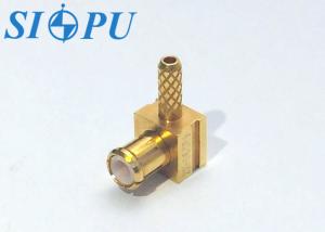 Wholesale MCX Male Angled RF Coax Connector For RG 178/U Cable from china suppliers