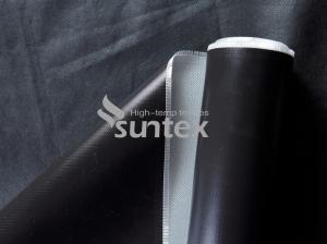 Wholesale Single Side Silicone Coated Fiberglass Cloth Black Silicone Fabric for Fabric Duct Expansion Joints from china suppliers