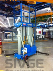 Wholesale Aluminum Alloy Hydraulic Lift Ladder 14 Meter Working Height For Window Cleaning from china suppliers