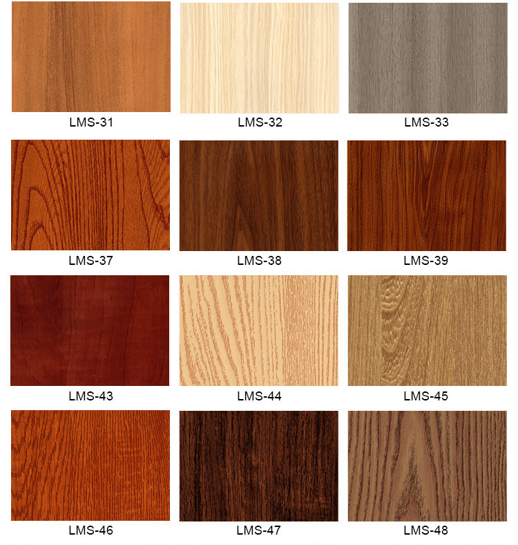 Wood Plastic Composite PVC Wood Veneer Sound Proofing Panels Customized