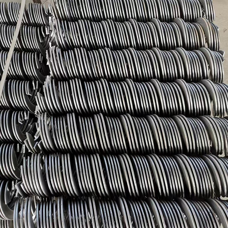 New Continuous Screw Blade Stainless Steel Spiral Auger For Manufacturing Plant And Harvester Spiral Conveyor Easy Operation Screw Conveyor
