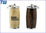 Mini Wine Barrel 4GB USB Flash Drive Wood Material Free Key Ring