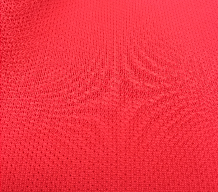 100% polyester very durable and wicking needle eyeylet knitted fabric