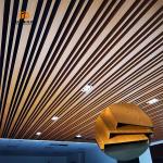 Metal Suspended Profile Strip Linear Ceiling Strip Aluminum Ceiling