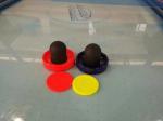 4 Person Coin Operated Air Hockey Table 100W with Sturdy Aluminum Body