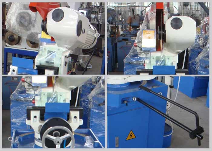Hydraulic Driving Semi Automatic Pipe Cutting Machine Precision Cutting