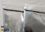 Fireproof Bag Document Cash Envelope 1022℉ Silver Non Itchy Fiberglass Cloth