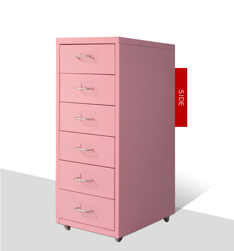 ODM ISO9001 Steel File Cabinets , 1.2mm Mobile Pedestal Cabinet