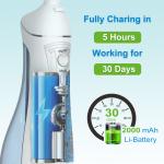 Professional Cordless Dental Water Flosser Portable Dental Water Jet 300ml