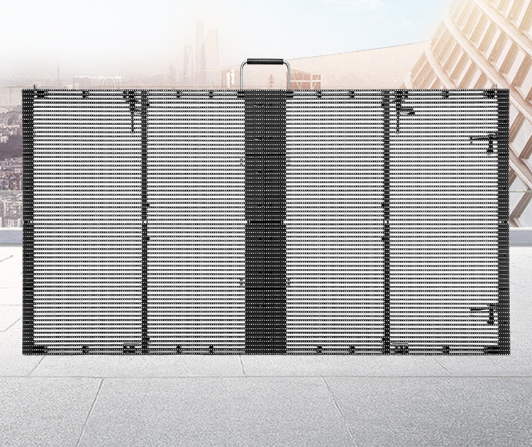 Transparent Led Display Glass SMD1921 P7.8 High Brightness Glass Wall