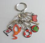 Customer Designs Promotional Metal Keyrings with lower price