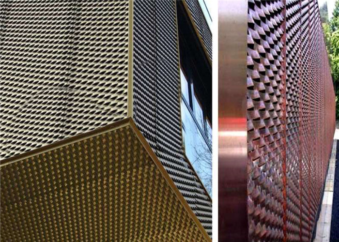 Durable Stainless Steel Expanded Metal Mesh Staircase Non - Slip Steel Mesh
