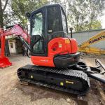 Second Hand Kubota Excavators 5 Tonnage Weight 35.5KW Used Kubota KX163
