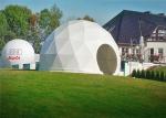 Outdoor PVC Heavy Duty Geodesic Tent Dome Waterproofing Half Sphere