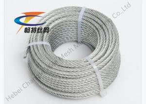 Wholesale JIS 6 X 19 28mm Hot Dipped Galvanized Coated Wire Rope from china suppliers