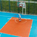 Basketball Courts Pu Sports Flooring 8mm Thick ISO18001