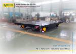 Black Flatbed Rail Transfer Cart Heavy Load Foundry Transport Car Trailer