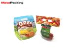 Clear Fresh Vegetable Plastic Packaging Bags With Breath Hole Anti Fogging