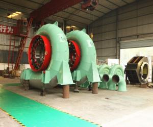 Wholesale Customized Air Cooled Water Turbine Generator with Stainless Steel Runner 450-1000 RPM from china suppliers