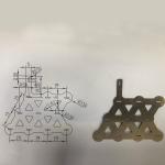 Zinc Plated Metal Die Stamped Bending Parts For Various Tube Shapes