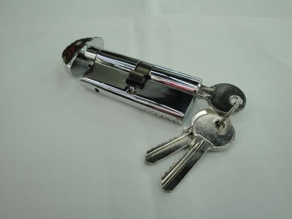 70mm(35*35) Euro Profile Single Brass Cylinder Lock with 3 brass normal keys