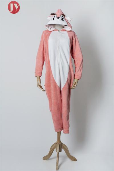 Custom unisex Christmas 100% polyester warm adult onesie jumpsuit women pajama