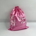 Custom Satin Pouch Bag with Logo for Hair Clothes Shoes Jewelry Cosmetics Gift