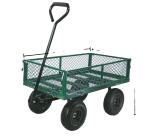 500LBS Capacity Iron Heavy Duty Folding Garden Wagon Cart for Heavy-Duty Outdoor