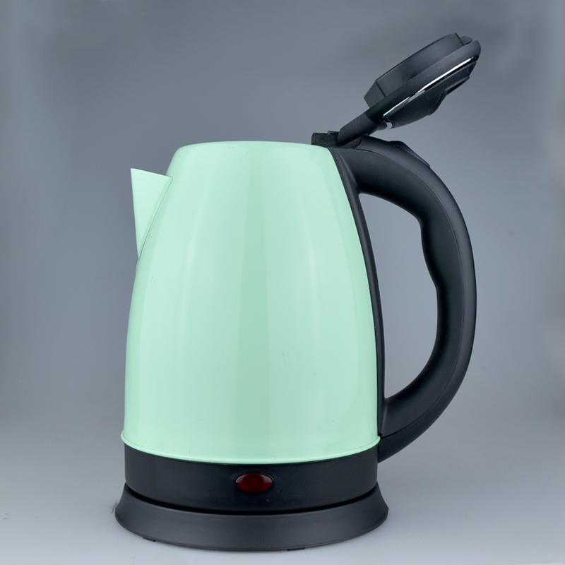 New Products Cute Green Color Electric Stainless Steel Tea Kettle
