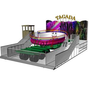 Wholesale 14kw Power Amusement Park Rides Crazy Disco Ride 24 Riders With Trailer from china suppliers