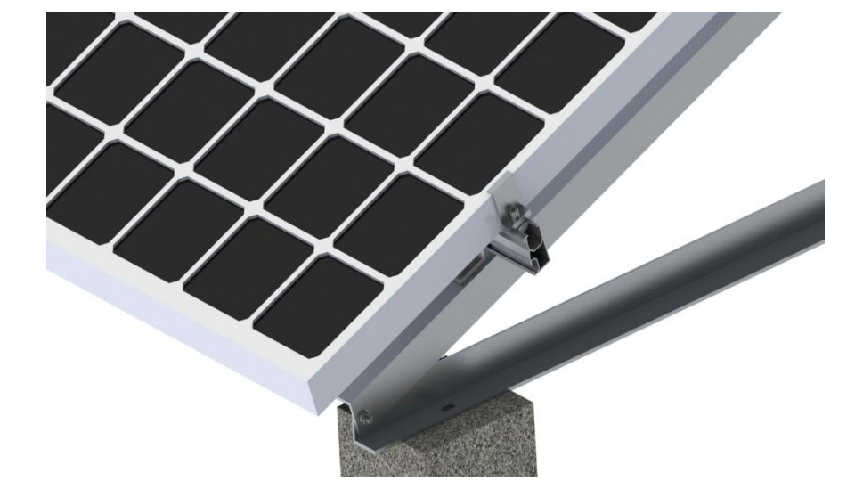 Triangle Frame Adjustable Solar Panel Mounting System For Flat Roof Or Ground