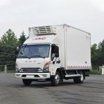 160HP JAC Used Light Duty Refrigerator Truck 5-10T GVW 5995x2235x3390mm