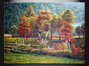 Wholesale GDFT111 100% Hand Made Beautiful Landscape Paint Oil Painting for Affordable House from china suppliers