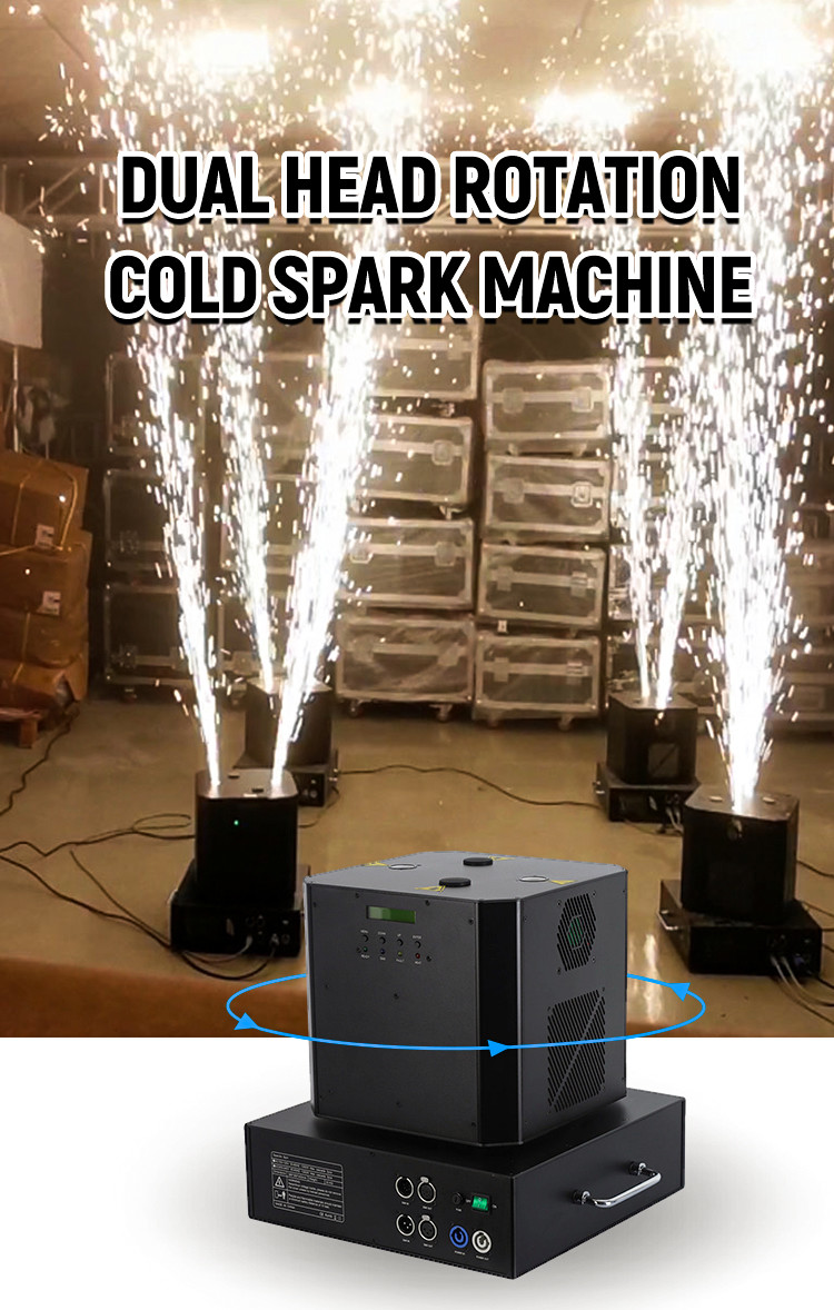 Dual Spray Indoor Cold Spark Machine Wedding Spark Machine Unprecedented Visual Effects