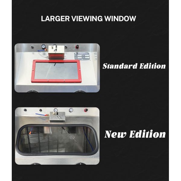 Sandblasting of Alloy Wheel Surfaces Closed Loop Wet Sandblasting Cabinet Dust-free Water Sand Blasting Machine
