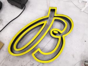 Wholesale Orange 23mm Neon Rope Light Sign / Aluminum Custom Logo Neon Sign from china suppliers