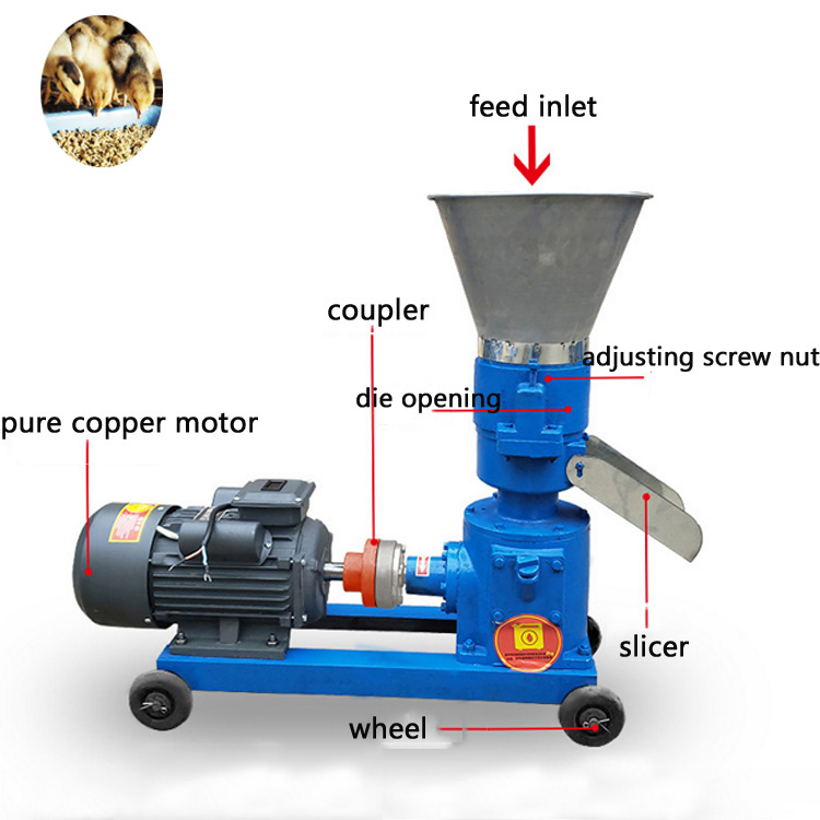 Poultry Feed Manufacturing Equipment Rabbit Chicken Feed Pellet Making Machine