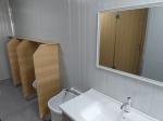 Dual Compartment Mobile Toilet Container Stainless Steel Eco Friendly