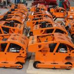 2600kg Arm Cylinder Excavator Hydraulic Transmission Mini Digger On Trailer