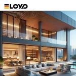 Minimalist Waterproof Glass Sliding Door Burglar Proof Unbreakable ODM