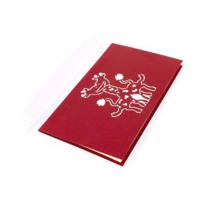 Wholesale OEM 3D Pop Up Valentine Cards , 3D Greeting Card Offset Printing FCC Certificates from china suppliers